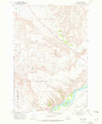 Download a high-resolution, GPS-compatible USGS topo map for Big Hill, MT (1972 edition)