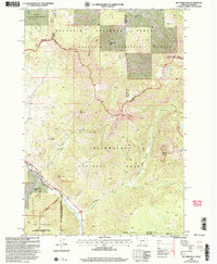 Download a high-resolution, GPS-compatible USGS topo map for Big Horn Peak, MT (2005 edition)
