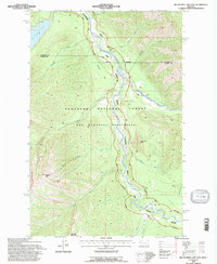 Download a high-resolution, GPS-compatible USGS topo map for Big Salmon Lake East, MT (1997 edition)