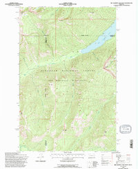 Download a high-resolution, GPS-compatible USGS topo map for Big Salmon Lake West, MT (1997 edition)