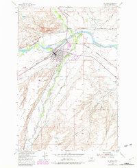 Download a high-resolution, GPS-compatible USGS topo map for Big Timber, MT (1982 edition)
