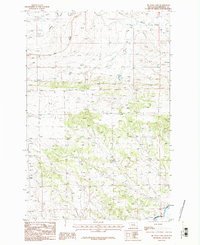 Download a high-resolution, GPS-compatible USGS topo map for Big Wall East, MT (1986 edition)