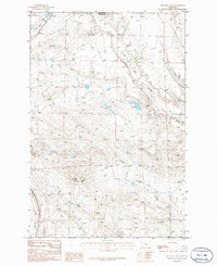 Download a high-resolution, GPS-compatible USGS topo map for Big Wall NW, MT (1986 edition)