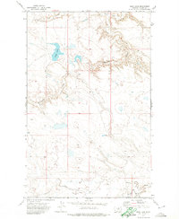 Download a high-resolution, GPS-compatible USGS topo map for Bigby Lake, MT (1974 edition)