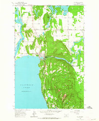 Download a high-resolution, GPS-compatible USGS topo map for Bigfork, MT (1964 edition)