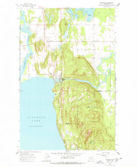 Download a high-resolution, GPS-compatible USGS topo map for Bigfork, MT (1978 edition)