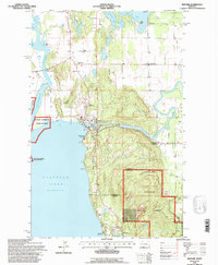 Download a high-resolution, GPS-compatible USGS topo map for Bigfork, MT (1996 edition)