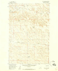 Download a high-resolution, GPS-compatible USGS topo map for Billick Coulee, MT (1960 edition)