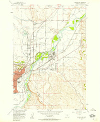 Download a high-resolution, GPS-compatible USGS topo map for Billings East, MT (1958 edition)