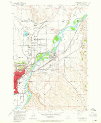 Download a high-resolution, GPS-compatible USGS topo map for Billings East, MT (1965 edition)