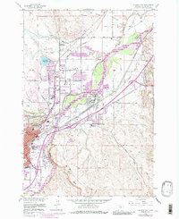 Download a high-resolution, GPS-compatible USGS topo map for Billings East, MT (1987 edition)
