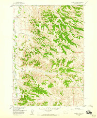 preview thumbnail of historical topo map of Big Horn County, MT in 1958