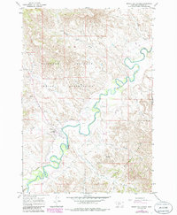 Download a high-resolution, GPS-compatible USGS topo map for Birney Day School, MT (1986 edition)