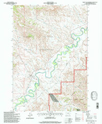 Download a high-resolution, GPS-compatible USGS topo map for Birney Day School, MT (1998 edition)