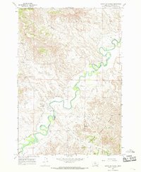 Download a high-resolution, GPS-compatible USGS topo map for Birney Day School, MT (1969 edition)