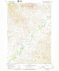Download a high-resolution, GPS-compatible USGS topo map for Birney Day School, MT (1979 edition)