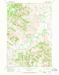 Download a high-resolution, GPS-compatible USGS topo map for Birney, MT (1971 edition)