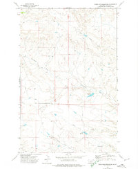 Download a high-resolution, GPS-compatible USGS topo map for Bison Bone Reservoir, MT (1974 edition)