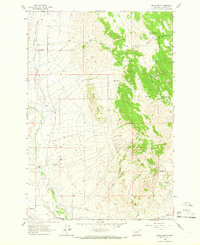 Download a high-resolution, GPS-compatible USGS topo map for Black Butte, MT (1966 edition)