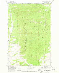 Download a high-resolution, GPS-compatible USGS topo map for Black Pine Ridge, MT (1973 edition)