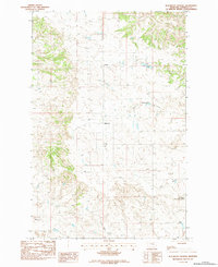 Download a high-resolution, GPS-compatible USGS topo map for Blackfoot School, MT (1984 edition)