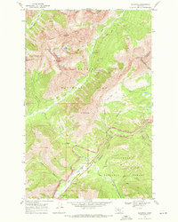 Download a high-resolution, GPS-compatible USGS topo map for Blacktail, MT (1971 edition)