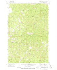Download a high-resolution, GPS-compatible USGS topo map for Blankenbaker Flats, MT (1975 edition)