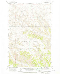 preview thumbnail of historical topo map of Phillips County, MT in 1971