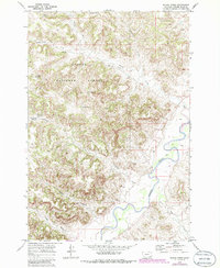 Download a high-resolution, GPS-compatible USGS topo map for Bloom Creek, MT (1986 edition)