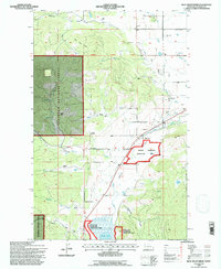 Download a high-resolution, GPS-compatible USGS topo map for Blue Grass Ridge, MT (1997 edition)