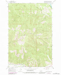 Download a high-resolution, GPS-compatible USGS topo map for Blue Mountain, MT (1983 edition)
