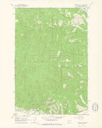 Download a high-resolution, GPS-compatible USGS topo map for Blue Mountain, MT (1967 edition)