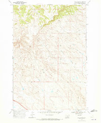 Download a high-resolution, GPS-compatible USGS topo map for Blue Spring, MT (1972 edition)