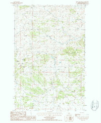 Download a high-resolution, GPS-compatible USGS topo map for Blue Stone Peak, MT (1987 edition)