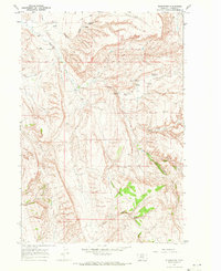 Download a high-resolution, GPS-compatible USGS topo map for Bluewater, MT (1971 edition)