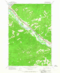 Download a high-resolution, GPS-compatible USGS topo map for Bonner, MT (1967 edition)