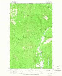 Download a high-resolution, GPS-compatible USGS topo map for Bonnet Top, MT (1966 edition)