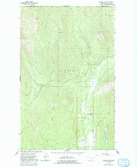 Download a high-resolution, GPS-compatible USGS topo map for Bonnet Top, MT (1992 edition)