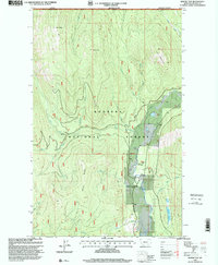 Download a high-resolution, GPS-compatible USGS topo map for Bonnet Top, MT (2000 edition)