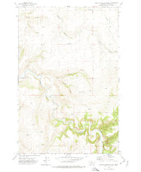 Download a high-resolution, GPS-compatible USGS topo map for Boston Coulee School, MT (1974 edition)