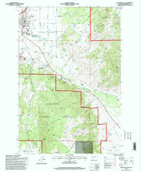 Download a high-resolution, GPS-compatible USGS topo map for Boulder East, MT (1998 edition)