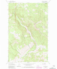 Download a high-resolution, GPS-compatible USGS topo map for Bowen Lake, MT (1984 edition)