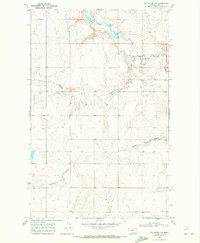 Download a high-resolution, GPS-compatible USGS topo map for Box Elder NW, MT (1972 edition)