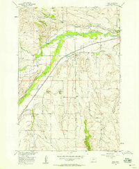 Download a high-resolution, GPS-compatible USGS topo map for Boyd, MT (1958 edition)