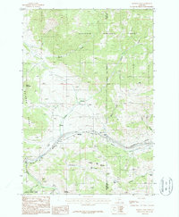 Download a high-resolution, GPS-compatible USGS topo map for Bozeman%20Pass, MT (1987 edition)