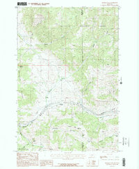 Download a high-resolution, GPS-compatible USGS topo map for Bozeman Pass, MT (1987 edition)