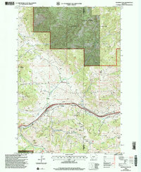 Download a high-resolution, GPS-compatible USGS topo map for Bozeman Pass, MT (2005 edition)