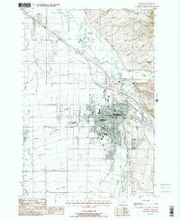 Download a high-resolution, GPS-compatible USGS topo map for Bozeman, MT (1988 edition)
