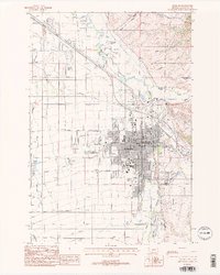 Download a high-resolution, GPS-compatible USGS topo map for Bozeman, MT (1988 edition)