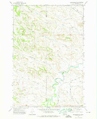 Download a high-resolution, GPS-compatible USGS topo map for Brandenberg NW, MT (1974 edition)